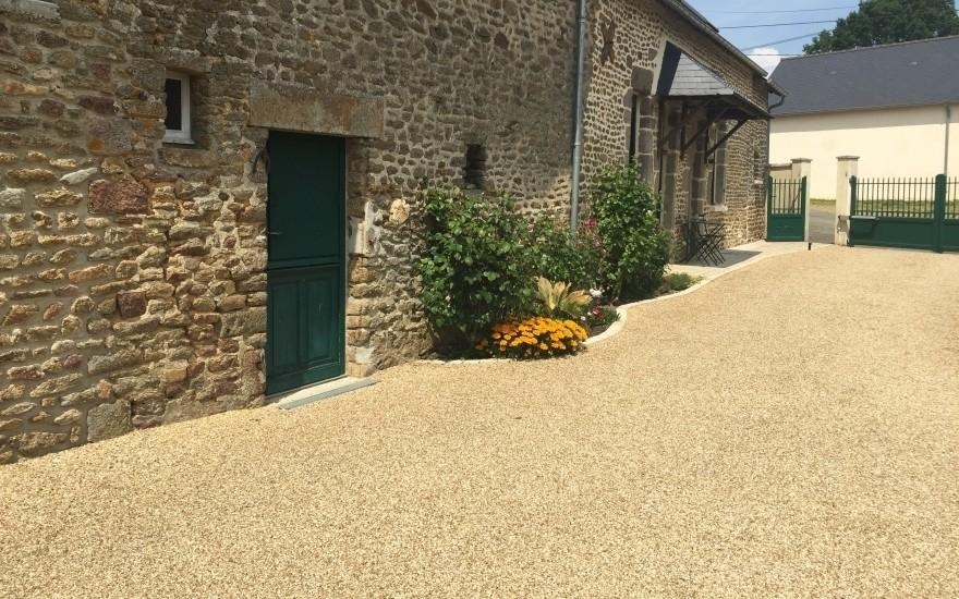 Ralisation Cour en Gravistar  Sainte-Luce-sur-Loire cre le 01/05/2025