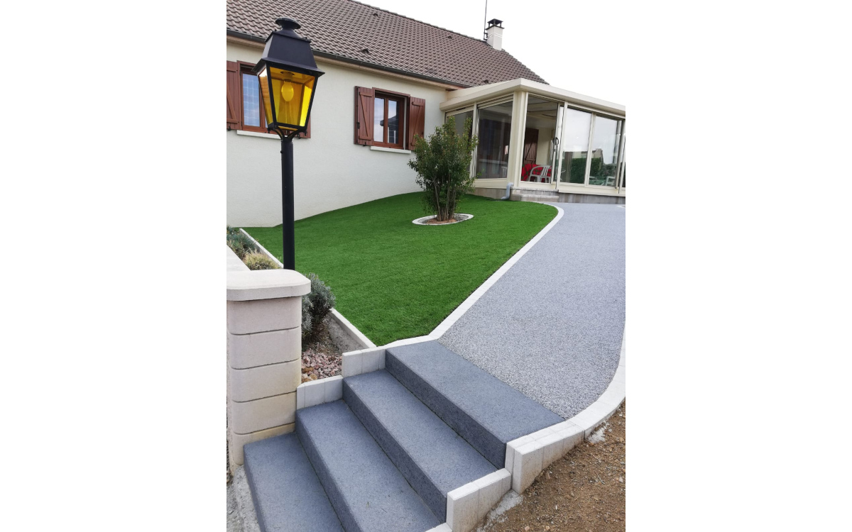 Conception Entre de maison en Dm green et Hydrostar  Etang sur Arroux ralise le 01/09/2019