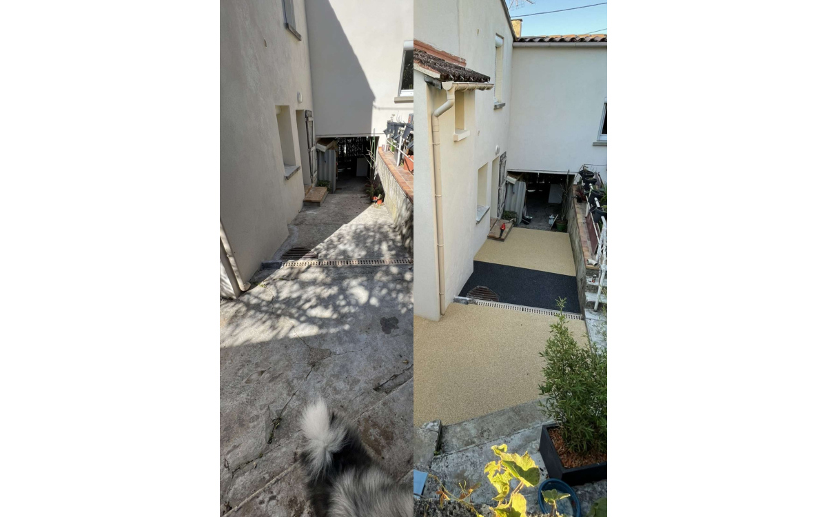 Ralisation Entre de maison en Minralstar  - Drme cre le 29/09/2022