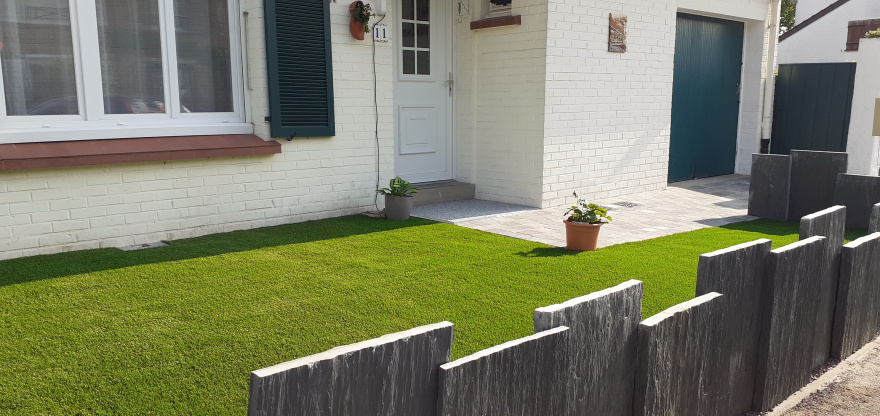 Ralisation Entre de maison en Dm green et pavage dallage  Combs la ville cre le 23/05/2023