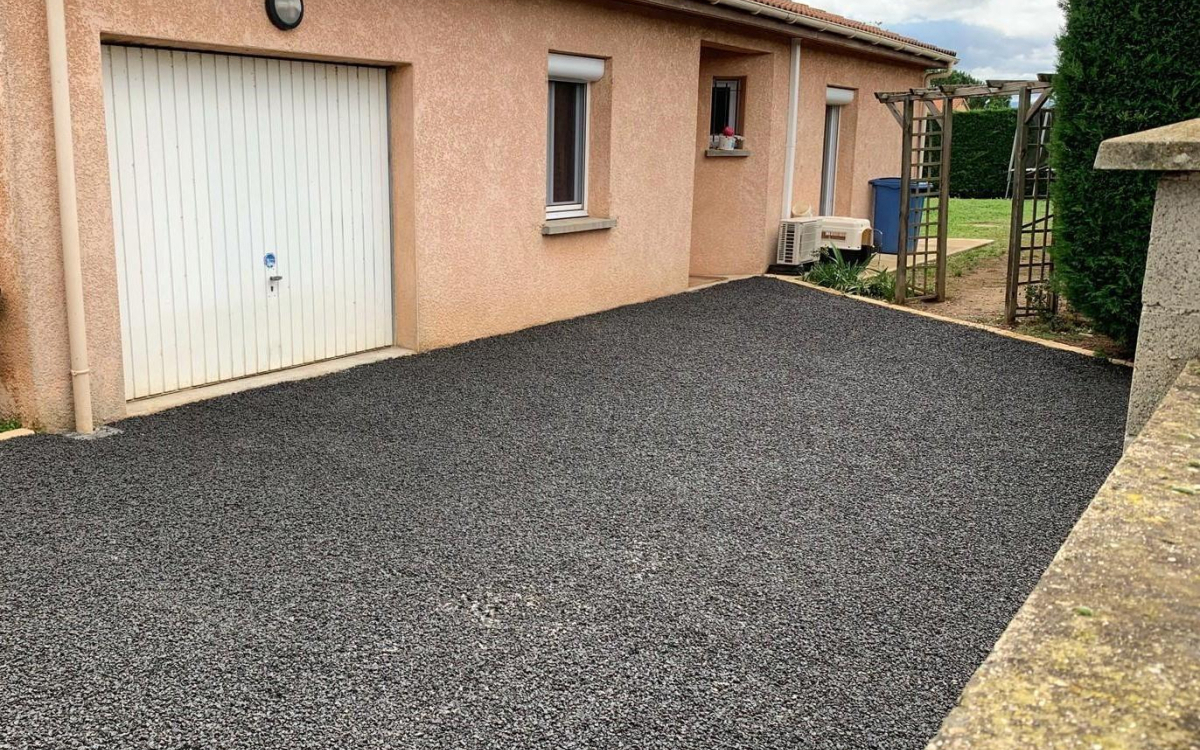 Ralisation Entre de maison en Gravistar - Isre cre le 31/10/2023