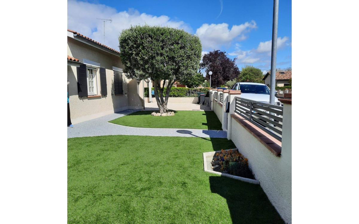 Conception Entre de maison en Alvostar, Dm green, Hydrostar et Pav la couture  Muret ralise le 26/04/2024