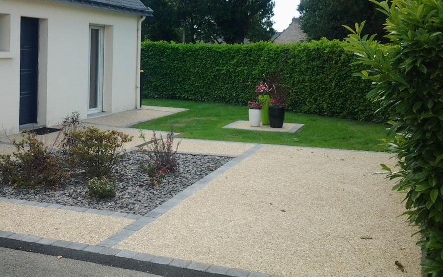 Ralisation Entre de maison en bton dsactiv  Vannes conue le 30/04/2025