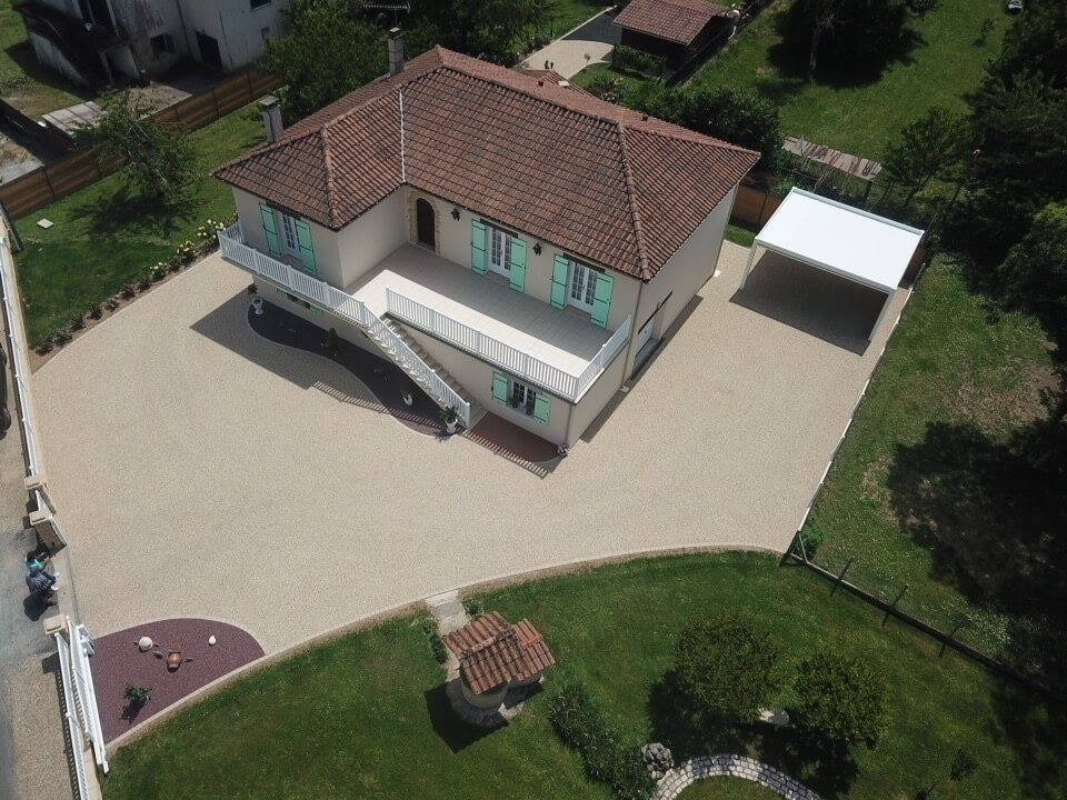 Ralisation Entre de maison en Alvostar, Gravistar, Hydrostar et Pav la couture  CHANCELADE conue le 04/06/2025