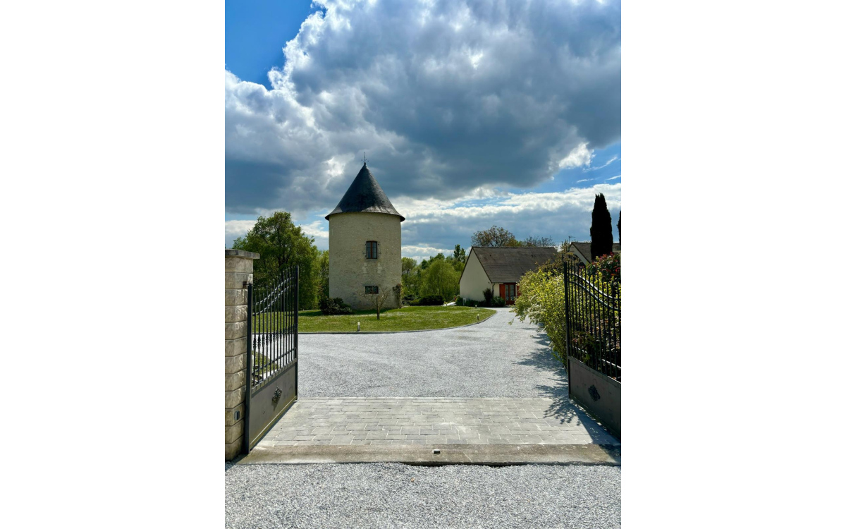 Cration Entre de maison en  pavage et Gravistar ralise le 03/06/2025