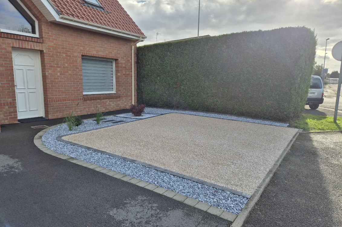 Ralisation Entre de maison en Alvostar et Pav la couture  VENDIN-LE-VEIL conue le 12/02/2025