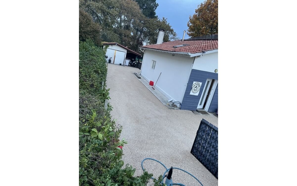 Cration Entre de maison en Alvostar - Landes