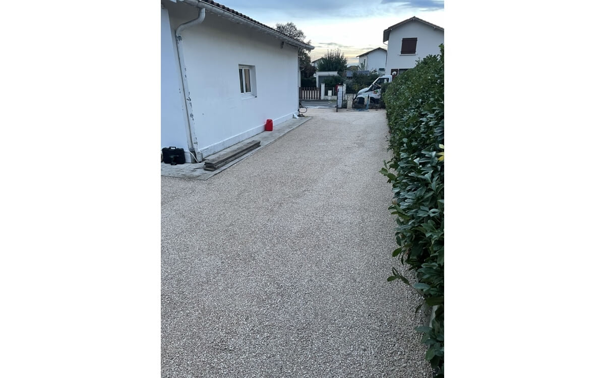 Cration Entre de maison en Alvostar - Landes