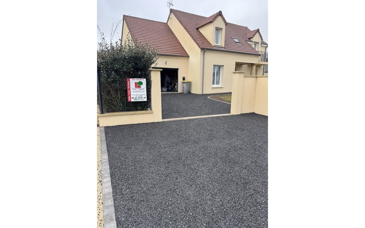 R�alisation Entr�e de maison en Gravistar� � Thivars cr��e le 30/01/2026