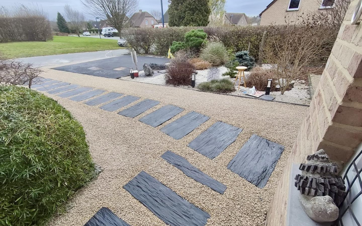 Conception Entr�e de maison en Alv�ostar� et enrob� � chaud - Hainaut cr��e le 17/02/2026