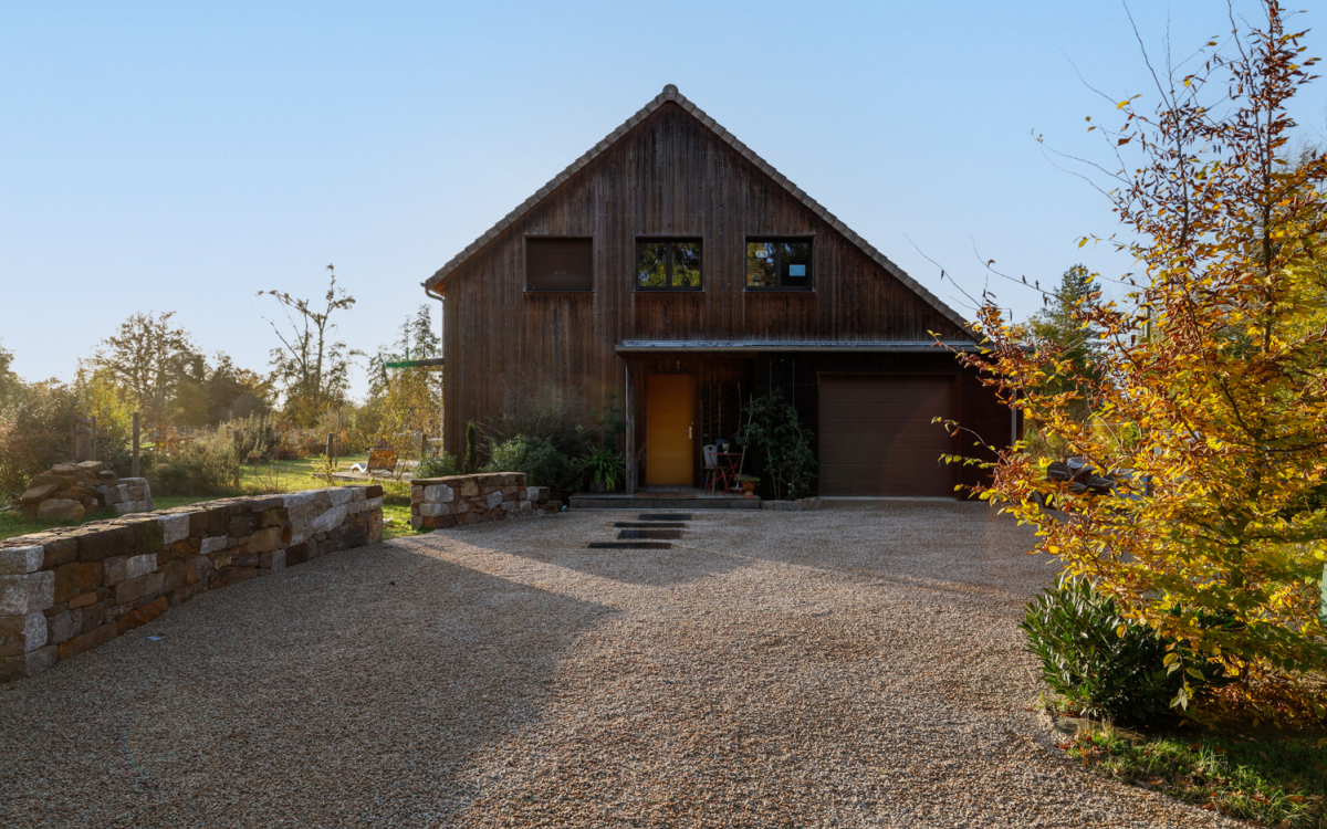 Ralisation Entre de maison en Gravistar et pavage dallage  Cerans Foulletourte cre le 10/11/2020