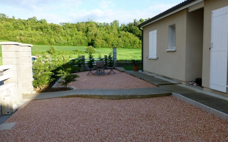 Cration Entre de maison en Alvostar  Capens ralise le 15/01/2018