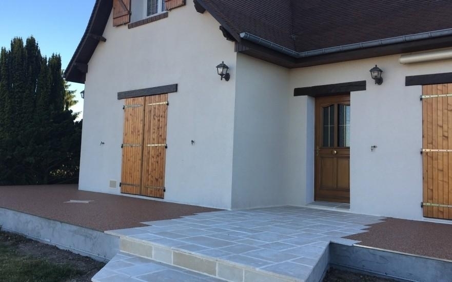 Cration Entre de maison en Hydrostar et dallage  Orlans ralise le 30/04/2025