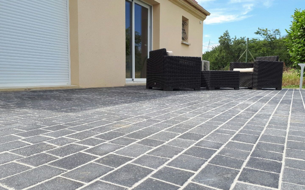 Conception Entre de maison en pavage  Chatignonville  ralise le 30/04/2025