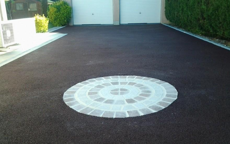 Ralisation Motif en pavage  Libourne conue le 30/04/2025