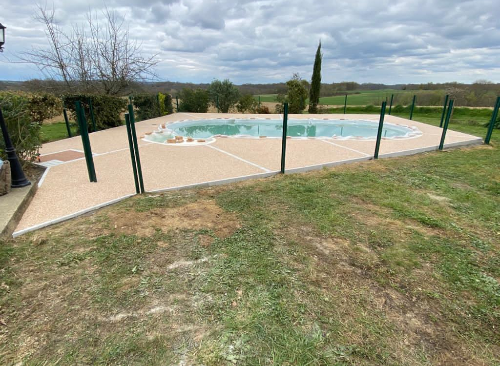 Conception Plage de piscine en Hydrostar - Landes cre le 19/03/2021