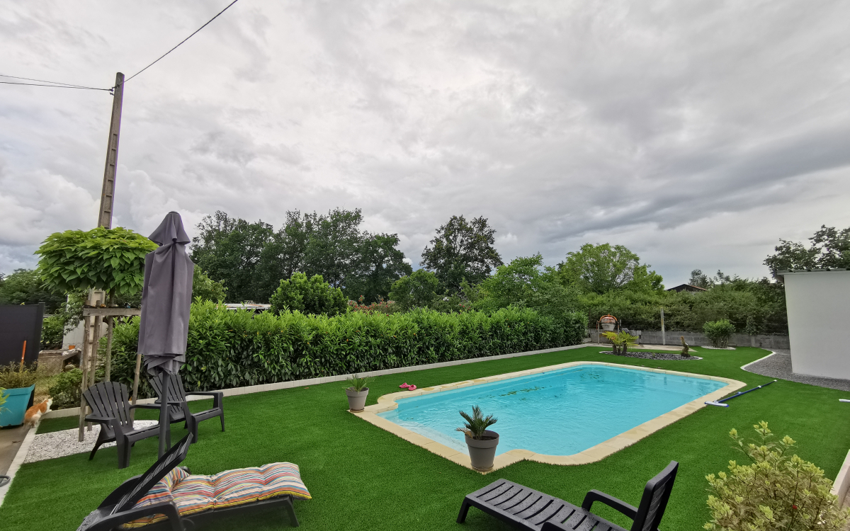 Conception Plage de piscine en Dm green - Allier cre le 17/03/2022