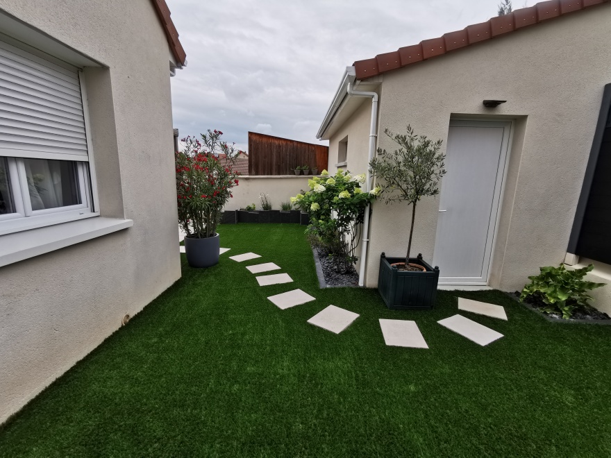 Conception Plage de piscine en Dm green - Allier cre le 17/03/2022