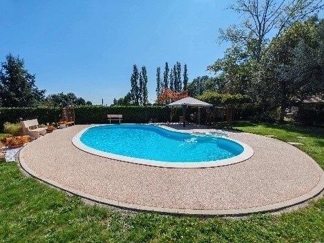 Conception Plage de piscine en Hydrostar - Allier