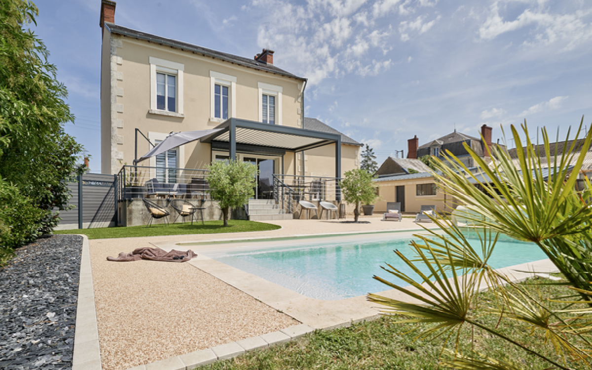 R�alisation Plage de piscine en Hydrostar� - Lot et Garonne