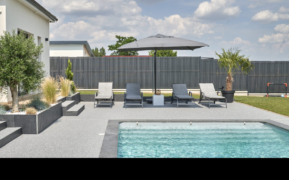 Conception Plage de piscine en Hydrostar� - Lot et Garonne