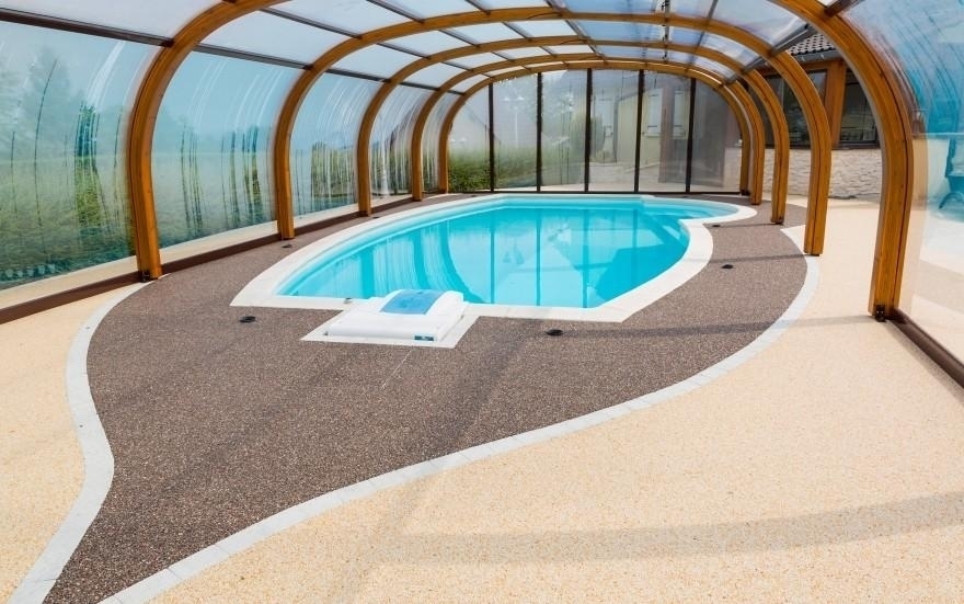Cration Plage de piscine en Hydrostar  Montferrat  Montferrat conue le 01/04/2019