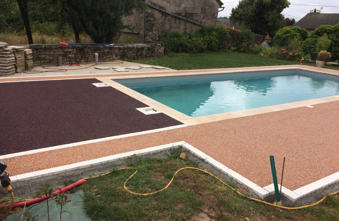 Conception Plage de piscine en Hydrostar et Stardraine - Entreprise Chierici  Cruejouls cre le 21/09/2018