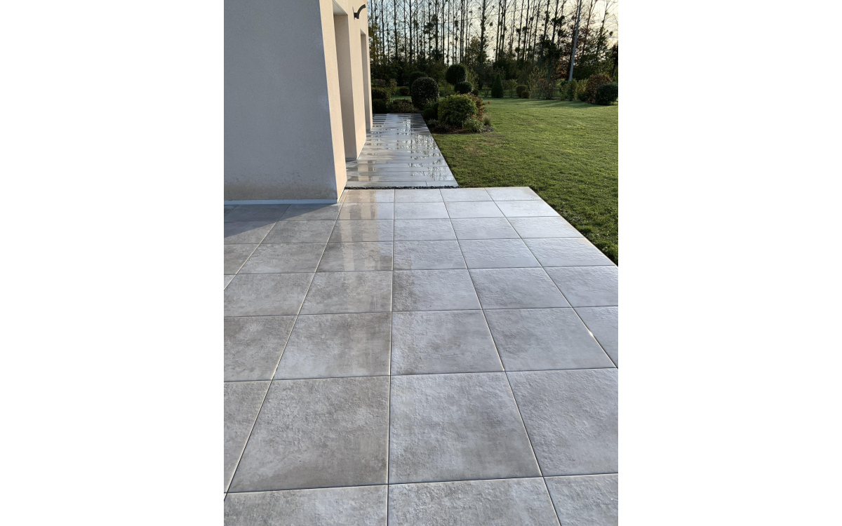 Cration Terrasse en pavage dallage  DIJON ralise le 10/11/2020