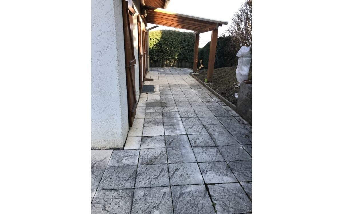 Ralisation Terrasse en grs crame et terrasse sur plots  CHAMBERY cre le 15/01/2020