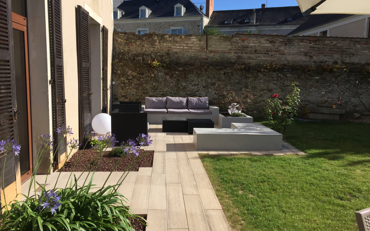 Conception Terrasse en Boib  CHATEAU GONTIER cre le 16/02/2021