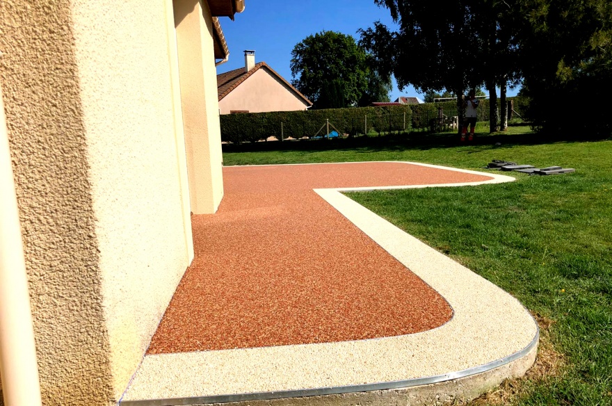 Conception Terrasse en Hydrostar  Grainville sur Ry ralise le 16/02/2021