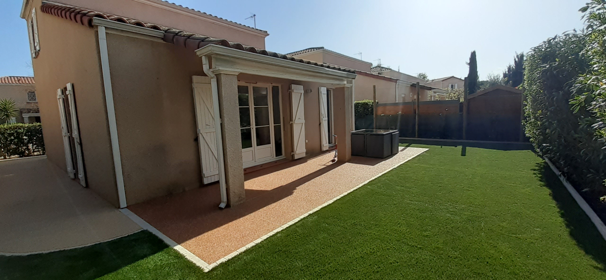 Cration Terrasse en bton decoratif, Hydrostar et Pav la couture  Canohs ralise le 25/02/2021