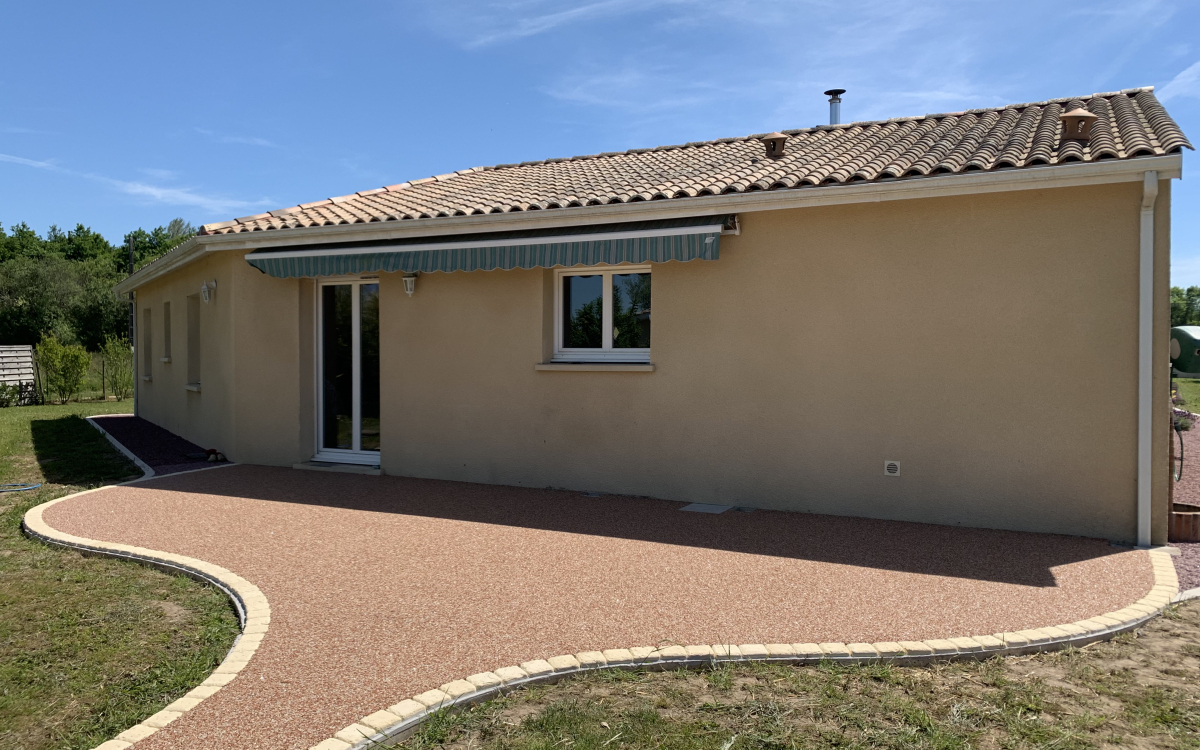 Ralisation Terrasse en Hydrostar - Dordogne cre le 18/05/2021