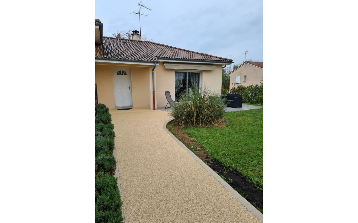 Ralisation Terrasse en Alvostar, Boib et Pav la couture - Cantal conue le 02/07/2021