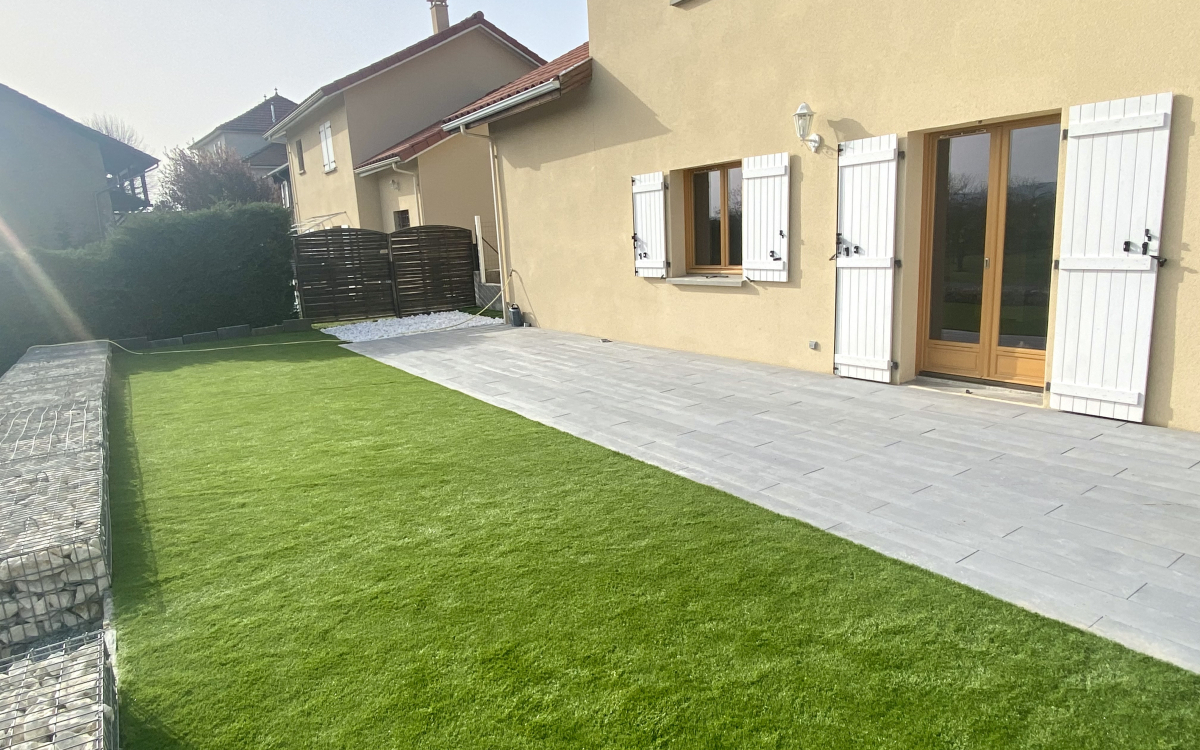 Cration Terrasse en Boib et Dm green  APPRIEU conue le 25/02/2021