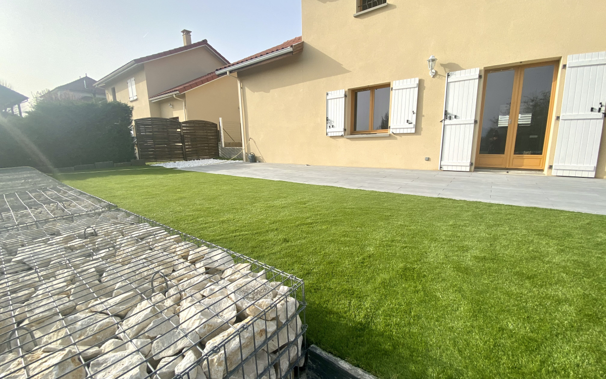 Cration Terrasse en Boib et Dm green  APPRIEU conue le 25/02/2021