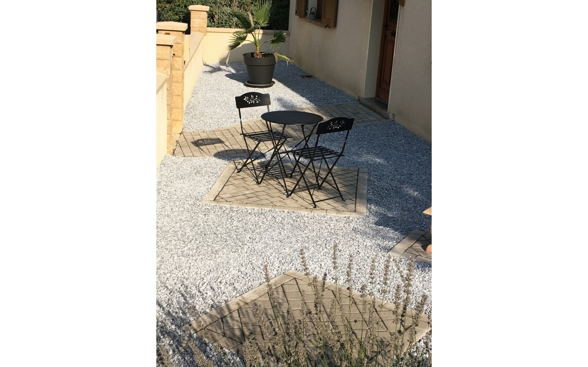 Cration Terrasse en Alvostar, pavage dallage et Pav la couture - Oise ralise le 15/11/2021