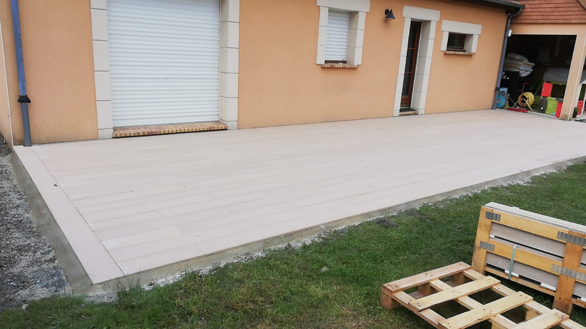 Conception Terrasse en Hydrostar et terrasse sur plots - Sarthe cre le 16/11/2021