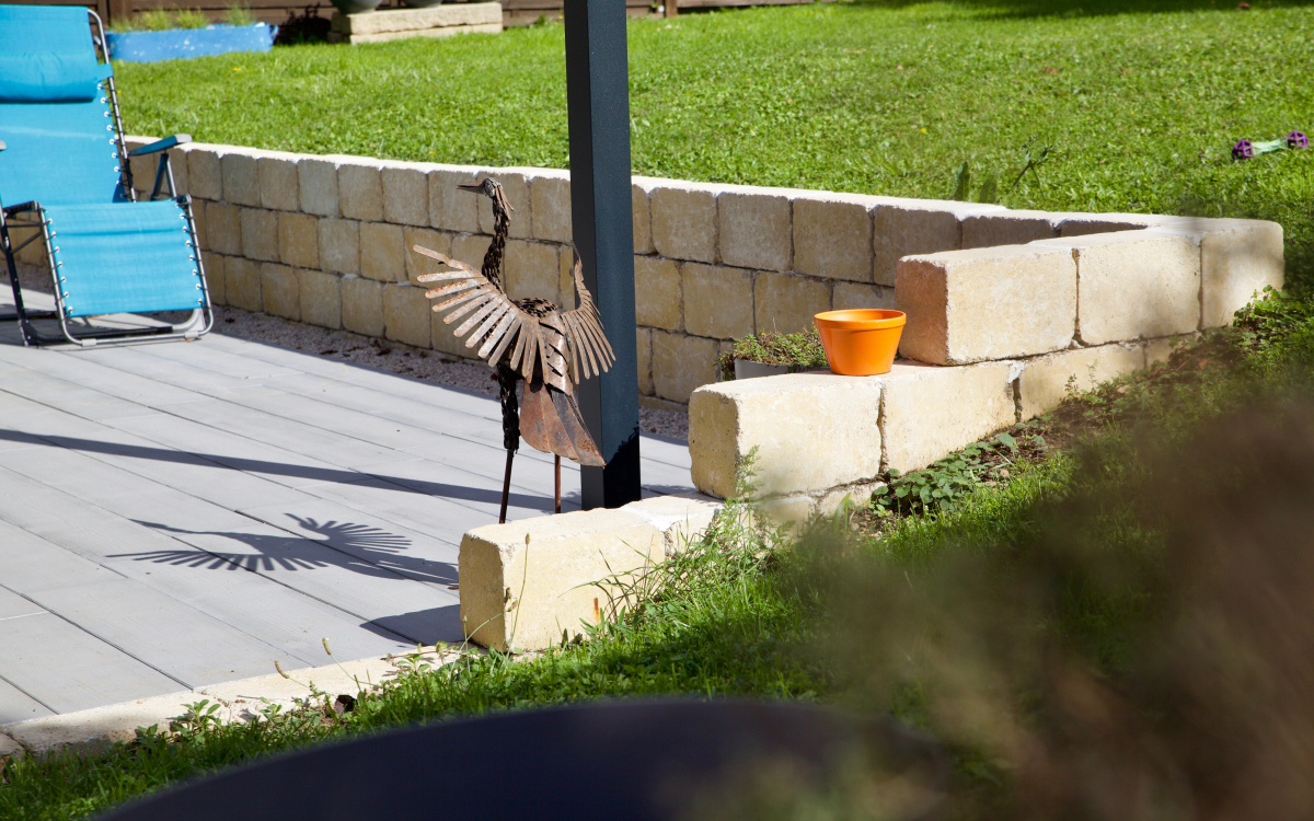 Cration Terrasse en Boib  MUR SUR ALLIER conue le 16/11/2021