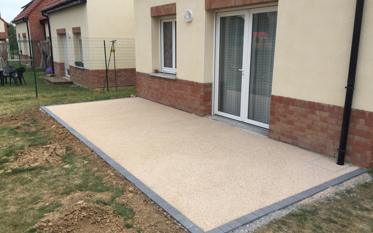 Ralisation Terrasse en Minralstar   Artres conue le 15/06/2018