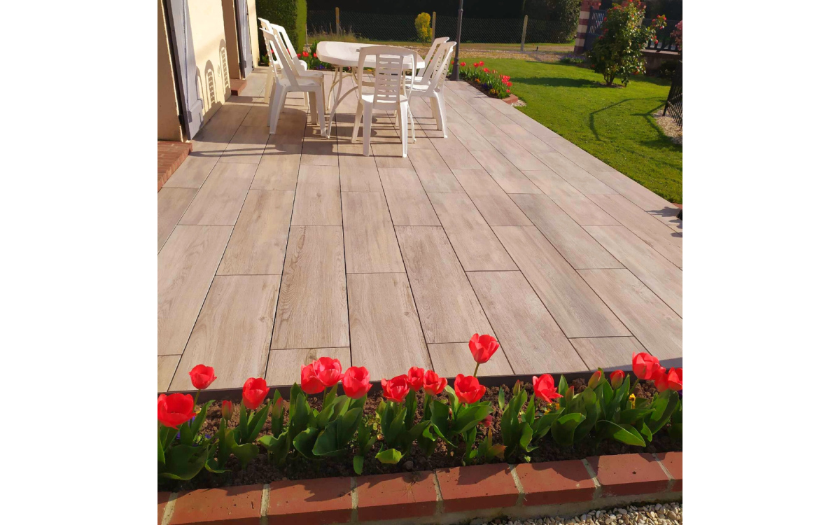 Cration Terrasse en terrasse sur plots - Seine Maritime conue le 29/03/2022