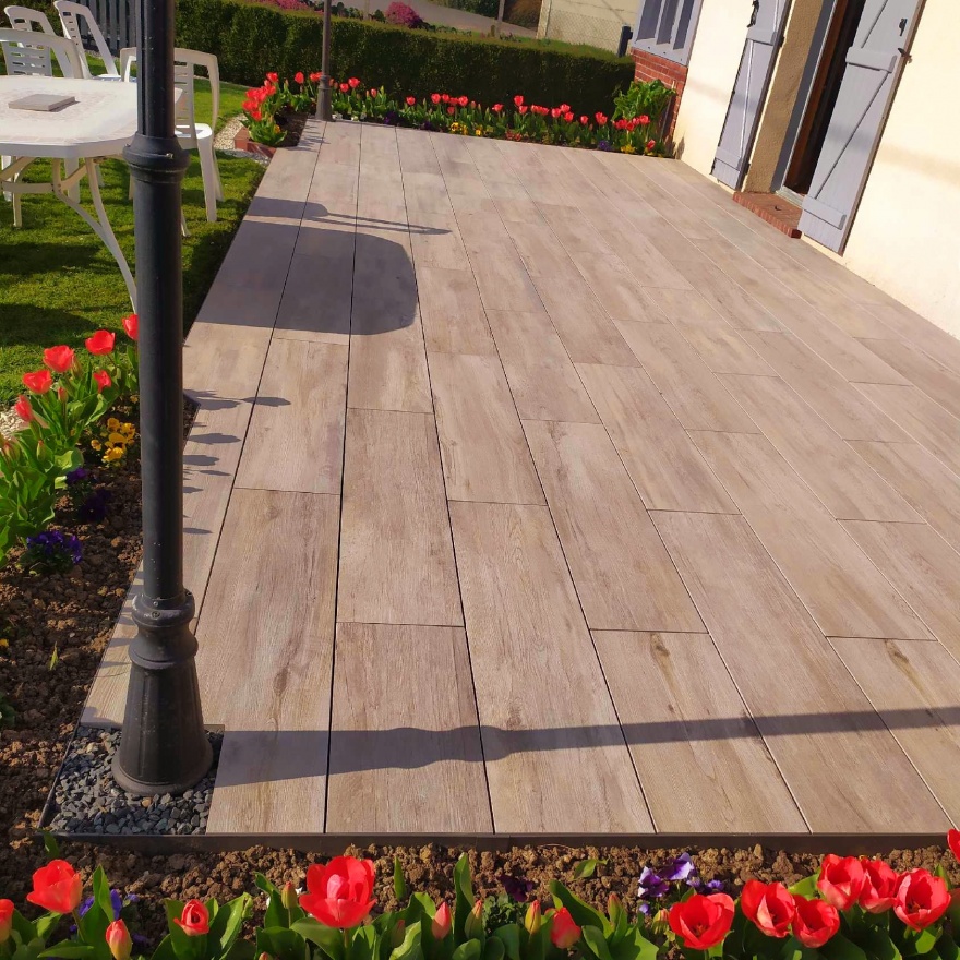 Cration Terrasse en terrasse sur plots - Seine Maritime conue le 29/03/2022