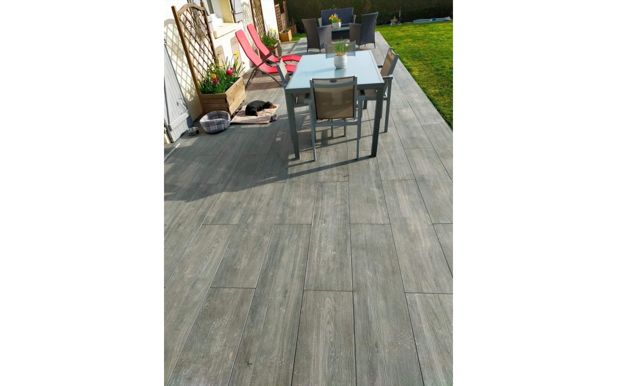 Conception Terrasse en Dallage sur plots  Isneauville ralise le 11/04/2022