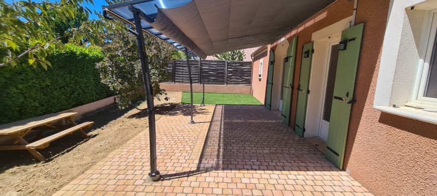 Conception Terrasse en Dm green et pavage dallage  Als cre le 26/07/2022