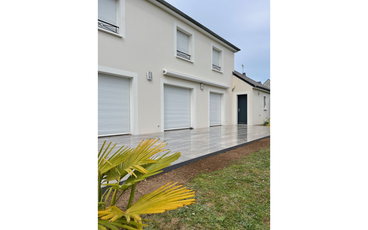 Cration Terrasse en terrasse sur plots - Loiret conue le 29/09/2022