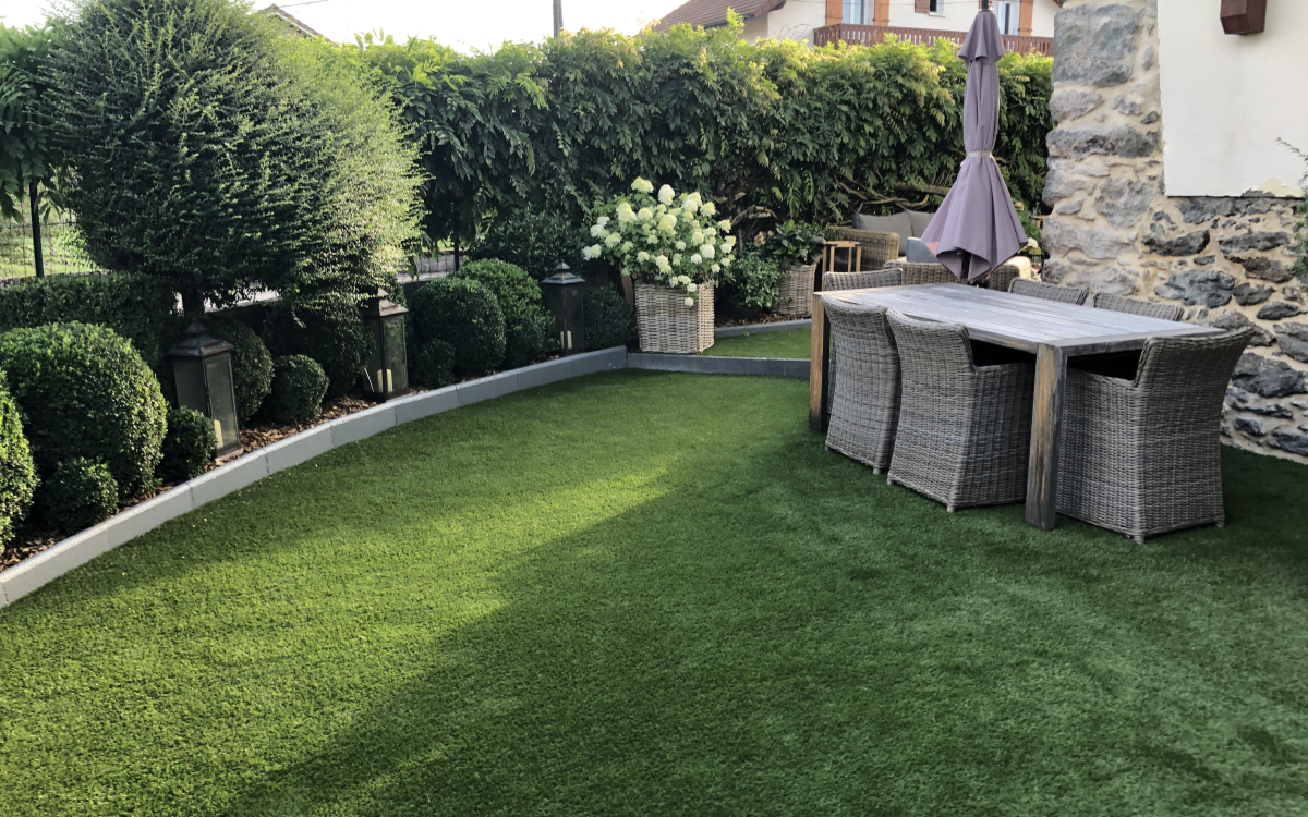 Cration Terrasse en Dm green  Bons en Chablais ralise le 15/07/2021