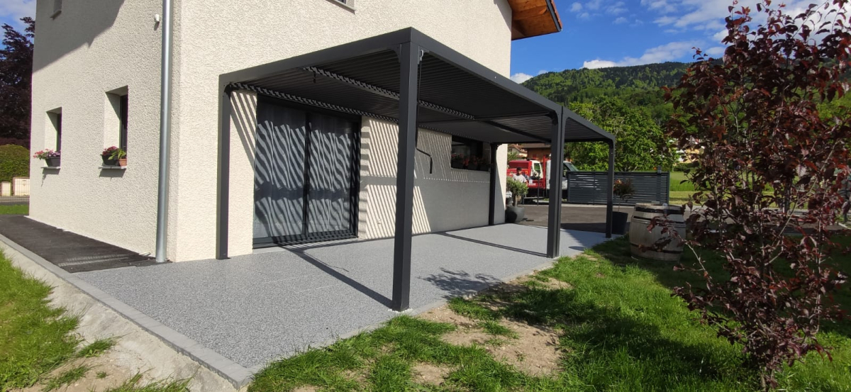 Cration Terrasse en Hydrostar  Fessy ralise le 14/05/2021