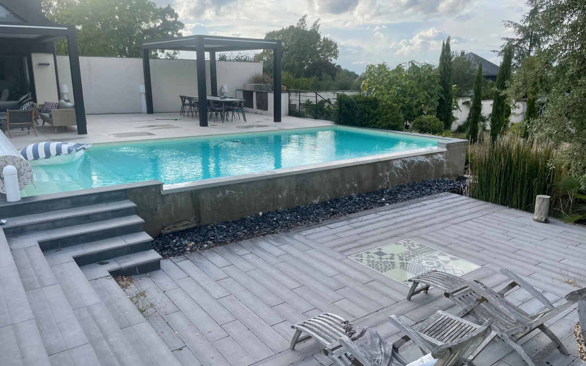 Cration Terrasse en Boib  MOZE SUR LOUET conue le 17/06/2020