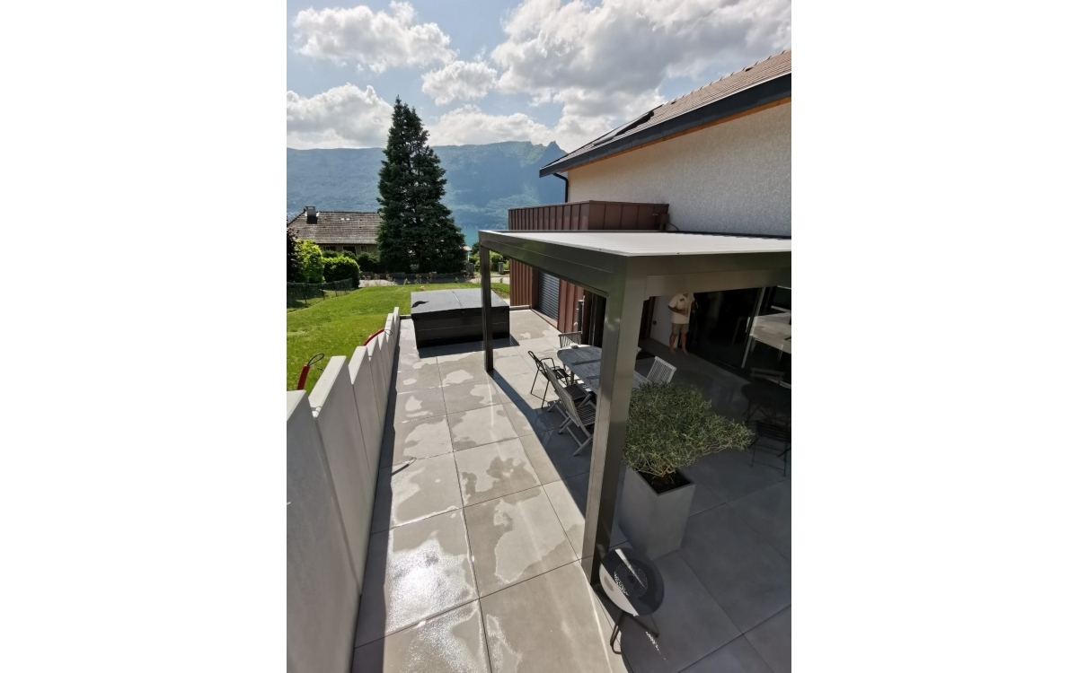 Réalisation Terrasse en terrasse sur plots à AIX LES BAINS conçue le 01/09/2022