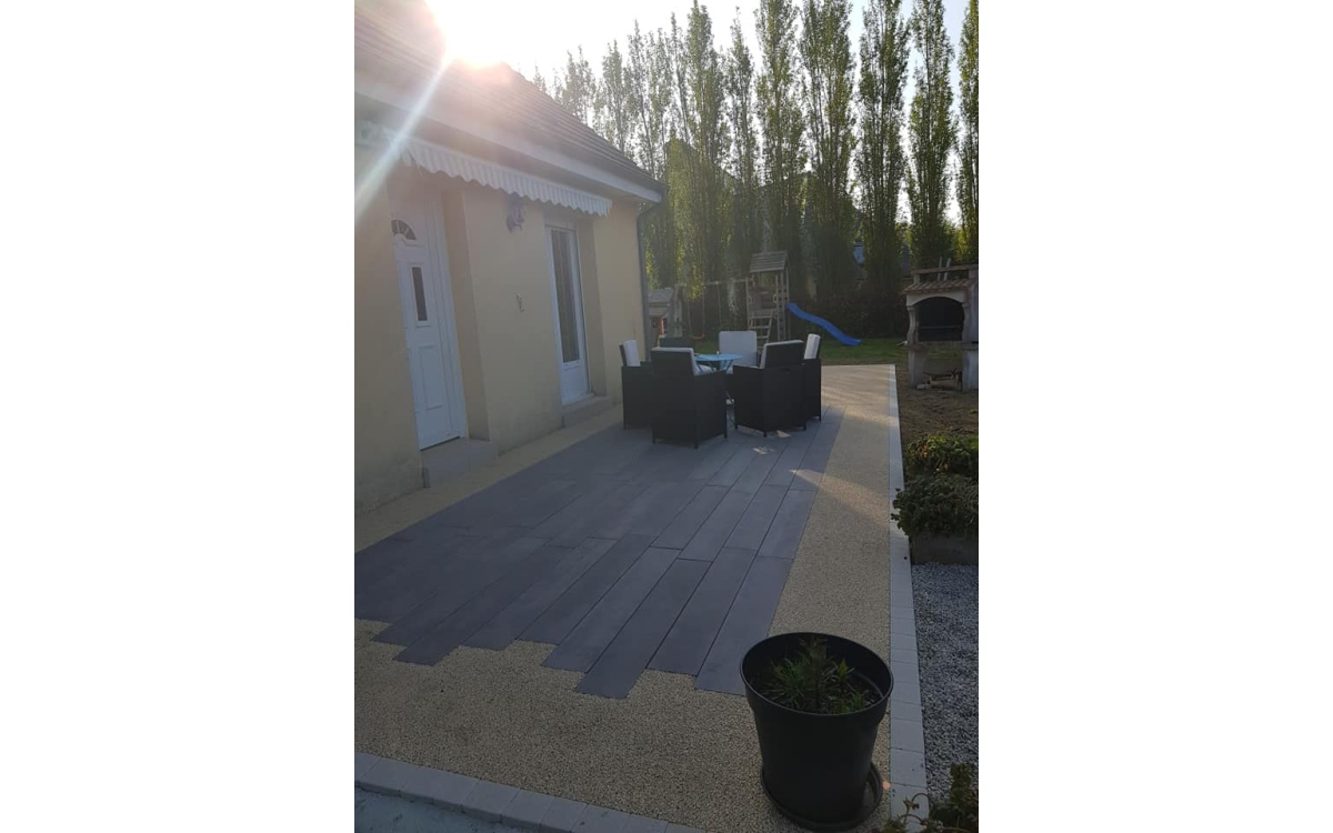 Ralisation Terrasse en Boib et Minralstar   Flers cre le 23/06/2022